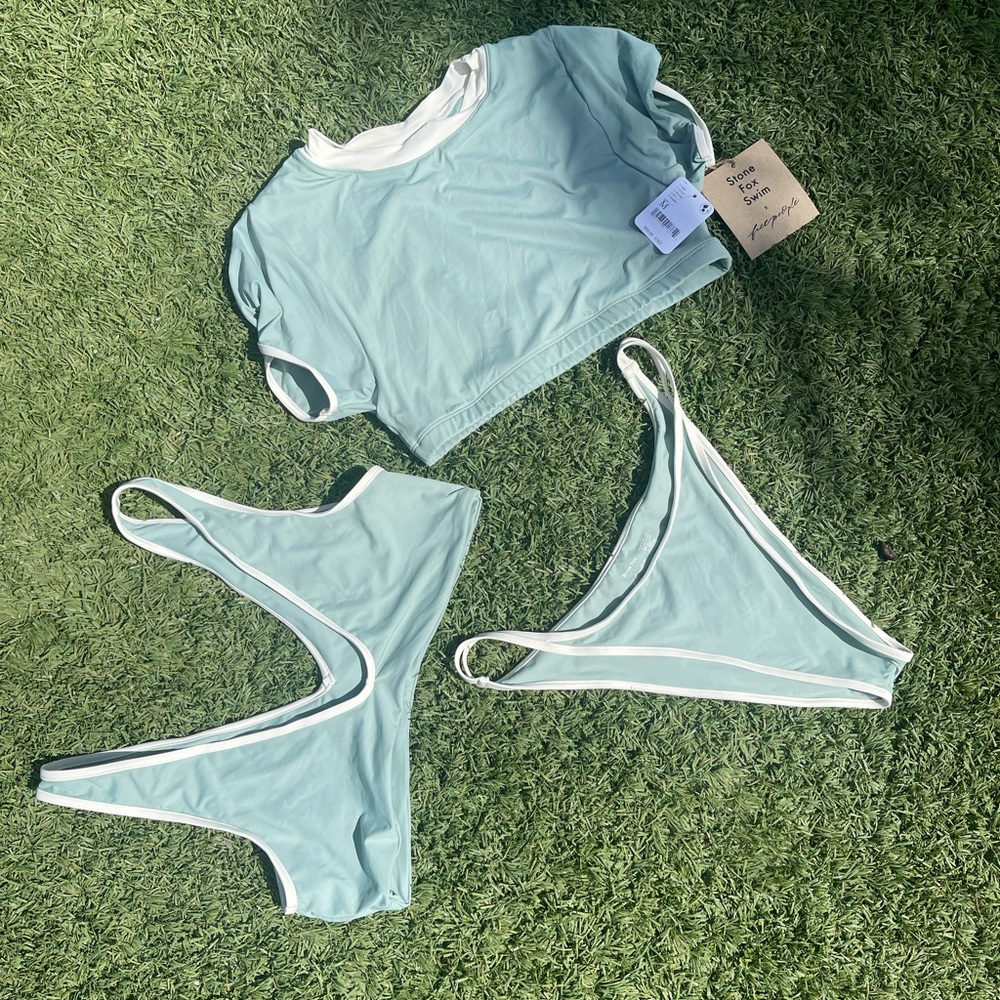 GET 3 PIECES blue swimsuit
